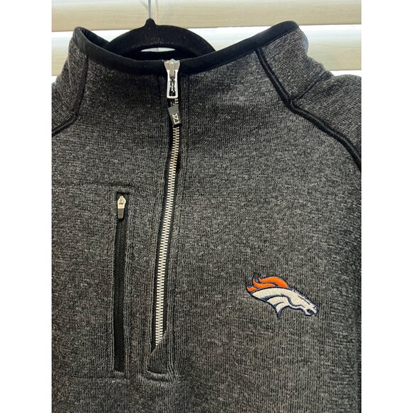 Cutter & Buck Denver Broncos 1/4 Zip Sweater -‎ Size XXL - Picture 2 of 4